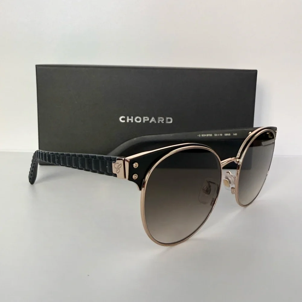 NEW!!! CHOPARD women sunglasses SCH B70S 08NS Authentic Retail 650$ - Picture 2 of 6